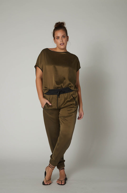 Almost a Tee Silk Blouse