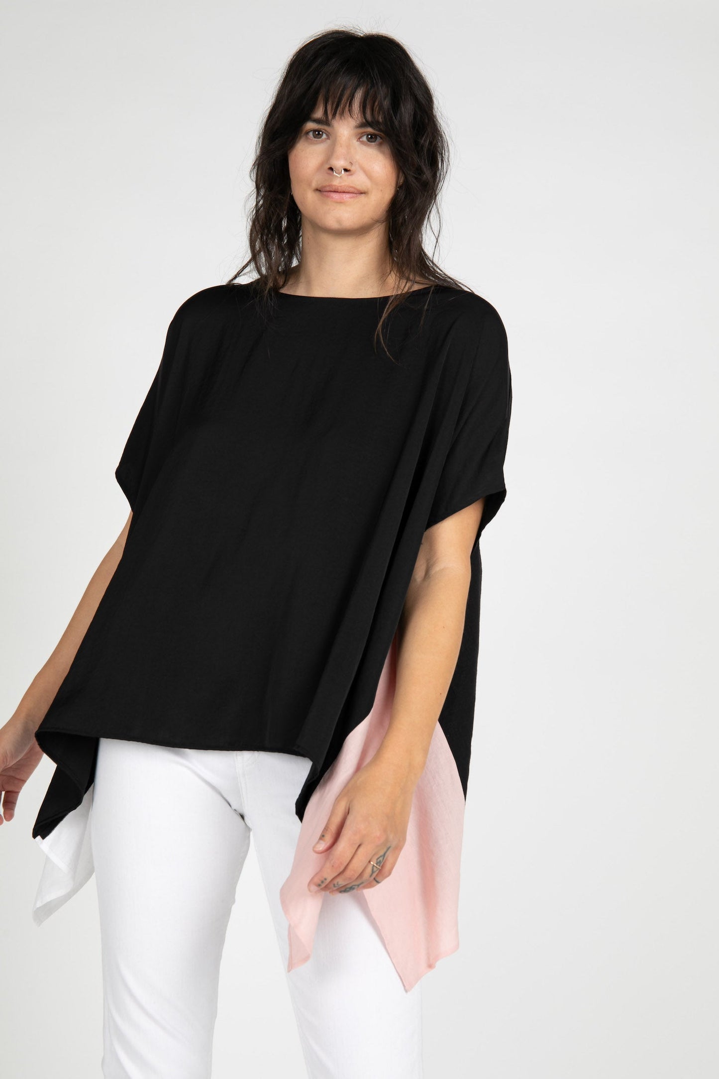 Levan Linen Combo Top