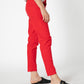 On The Edge Washed Red Pants