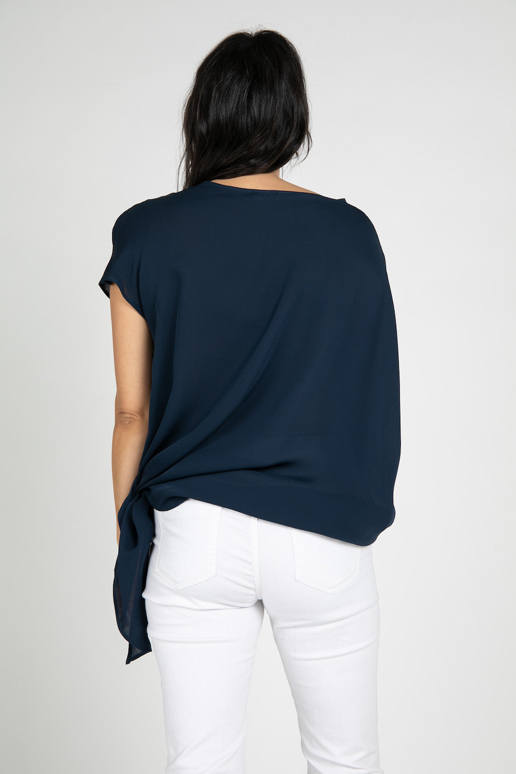 Voss Silk Tie Blouse