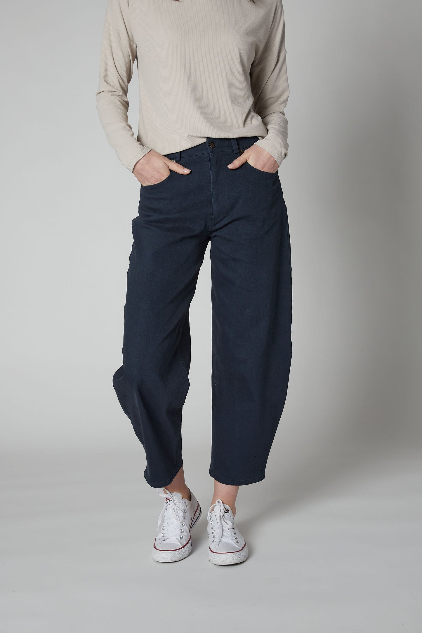 The Barrel Leg Denim Pants