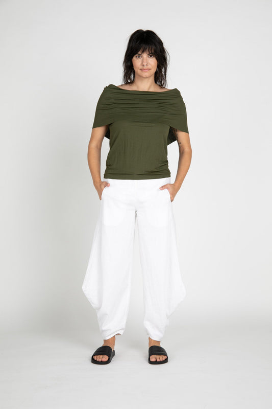 Abbot Linen Wide Leg Pants
