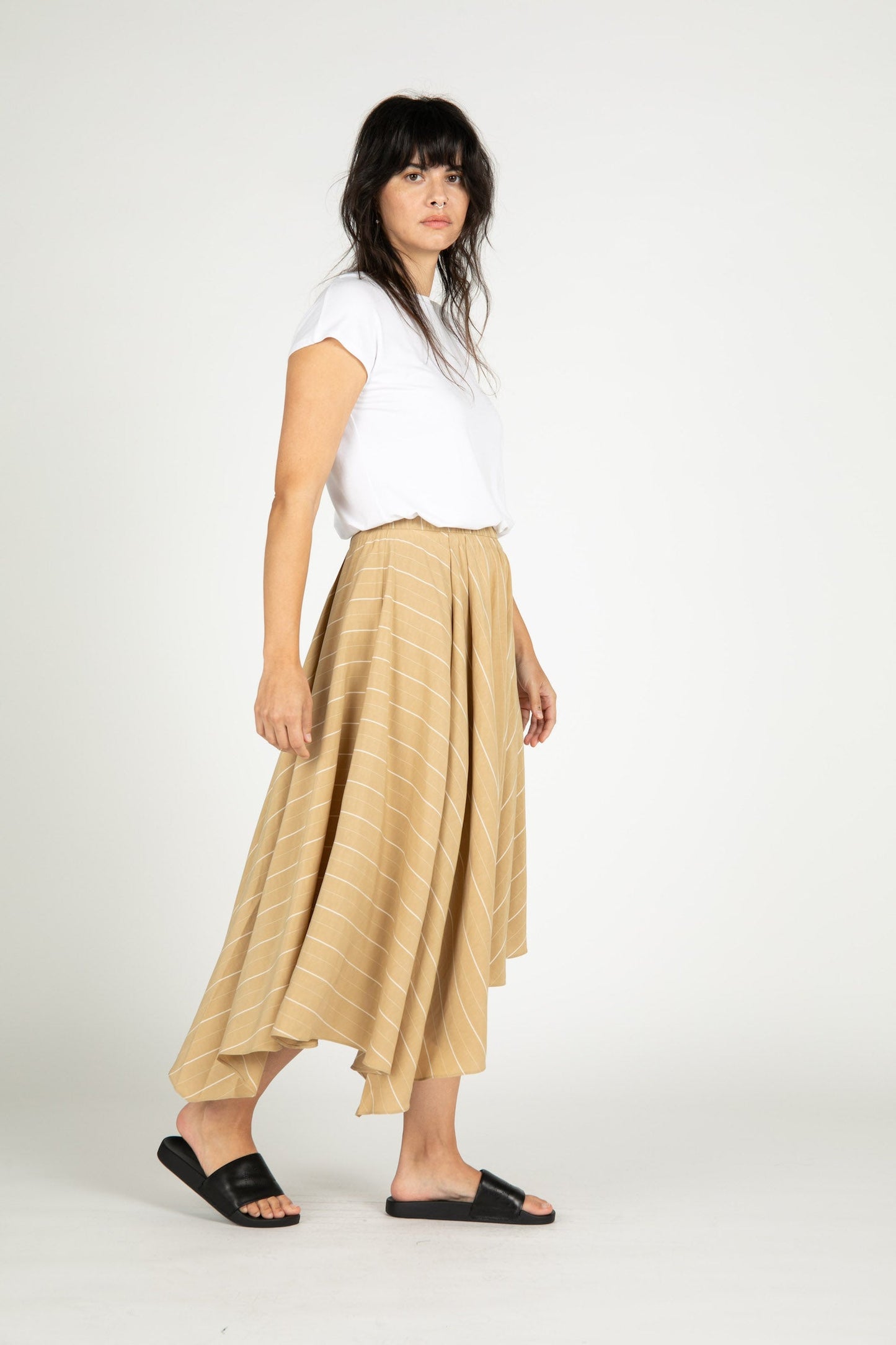 Martinique Striped Skirt