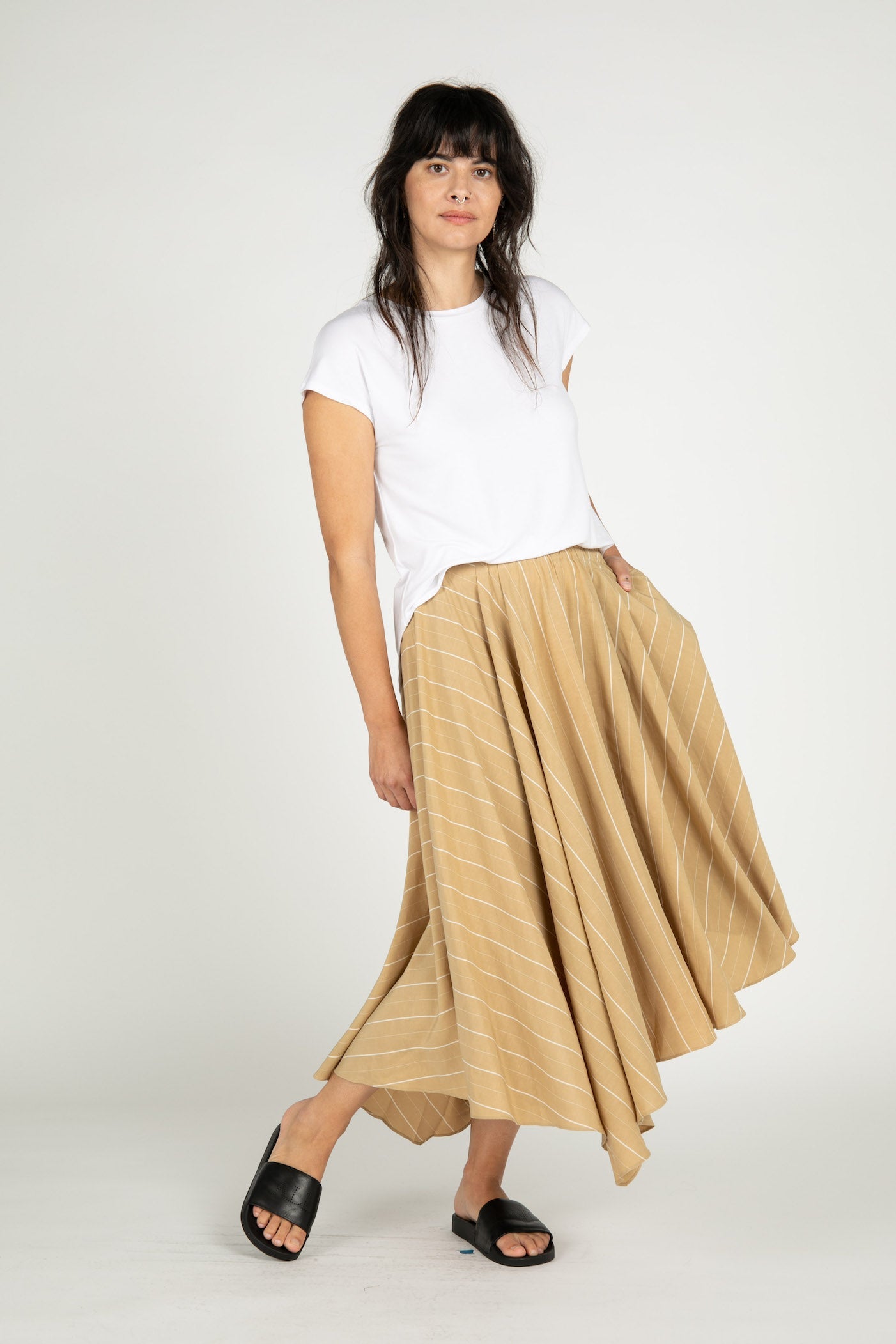 Martinique Striped Skirt