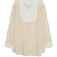 White Meets Ivory Poplin Tunic