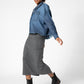 Not Too Cropped Light Denim Top