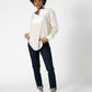 White Meets Ivory Poplin Tunic