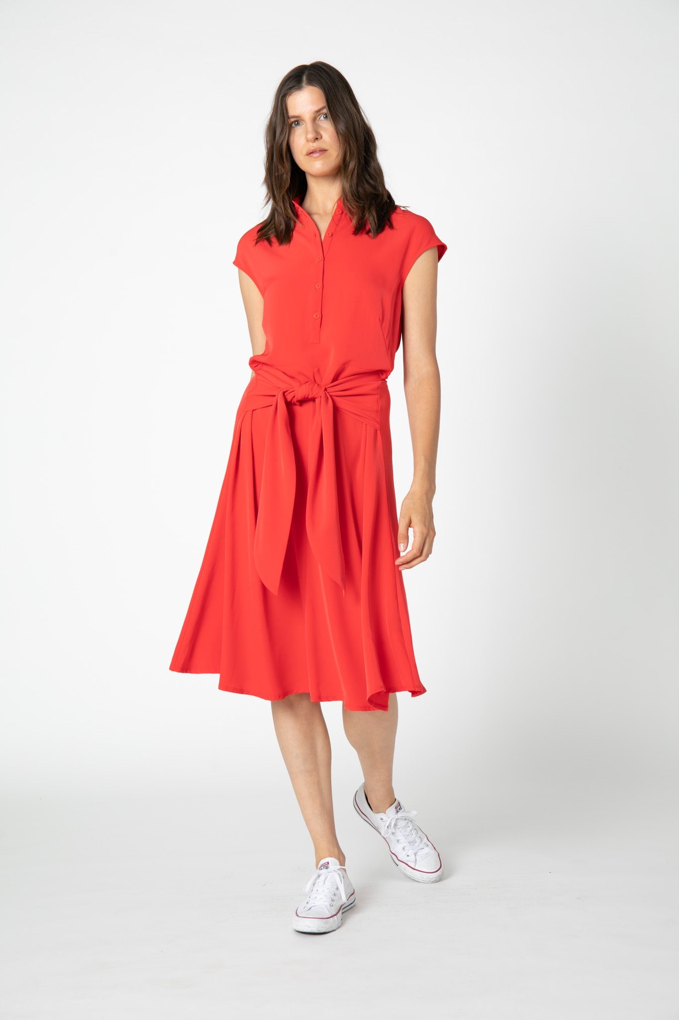 Aries Tie Waist Dress