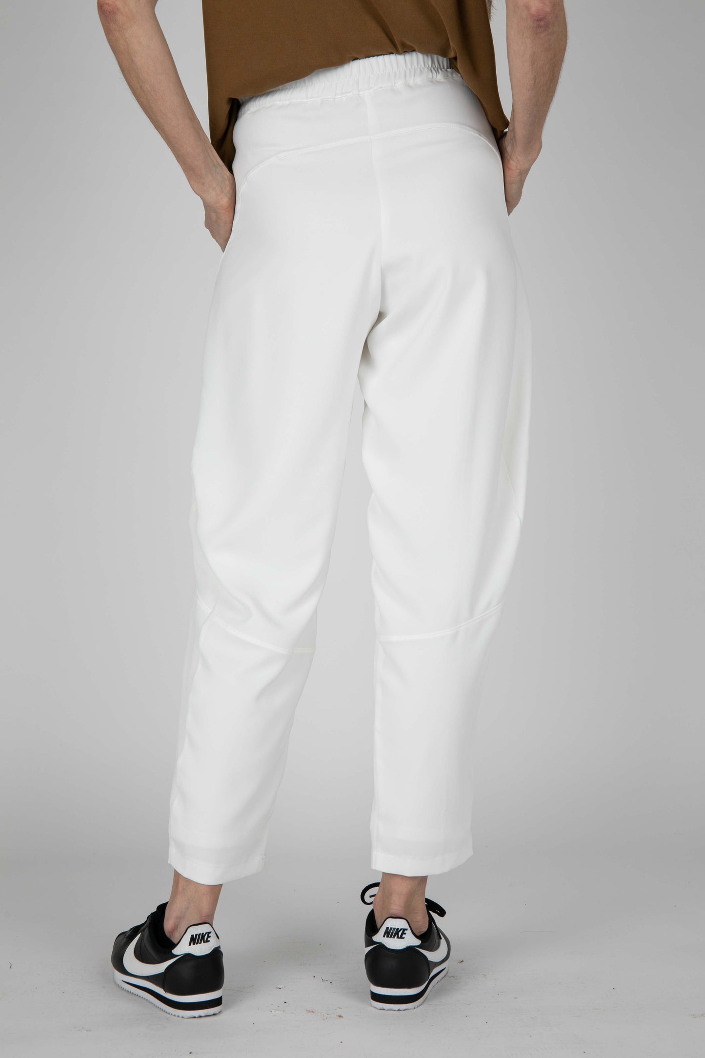White Quartz Wide Leg Pants