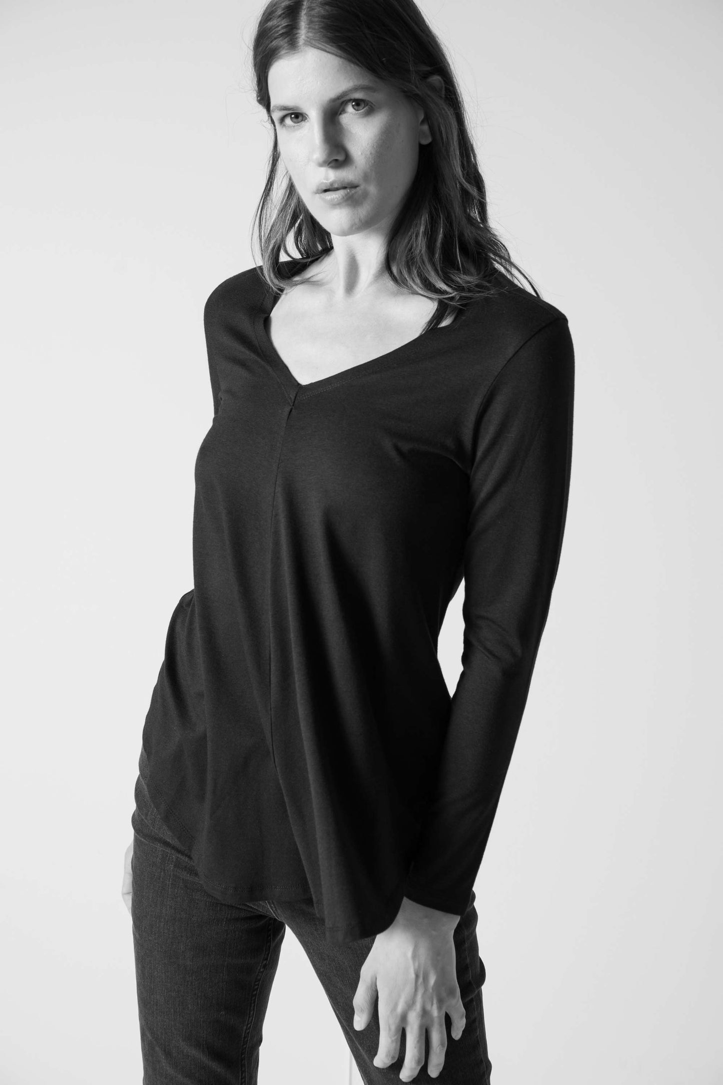 The Bamboo V-Neck Tee