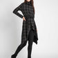 Plaid Walker Wrap Jacket