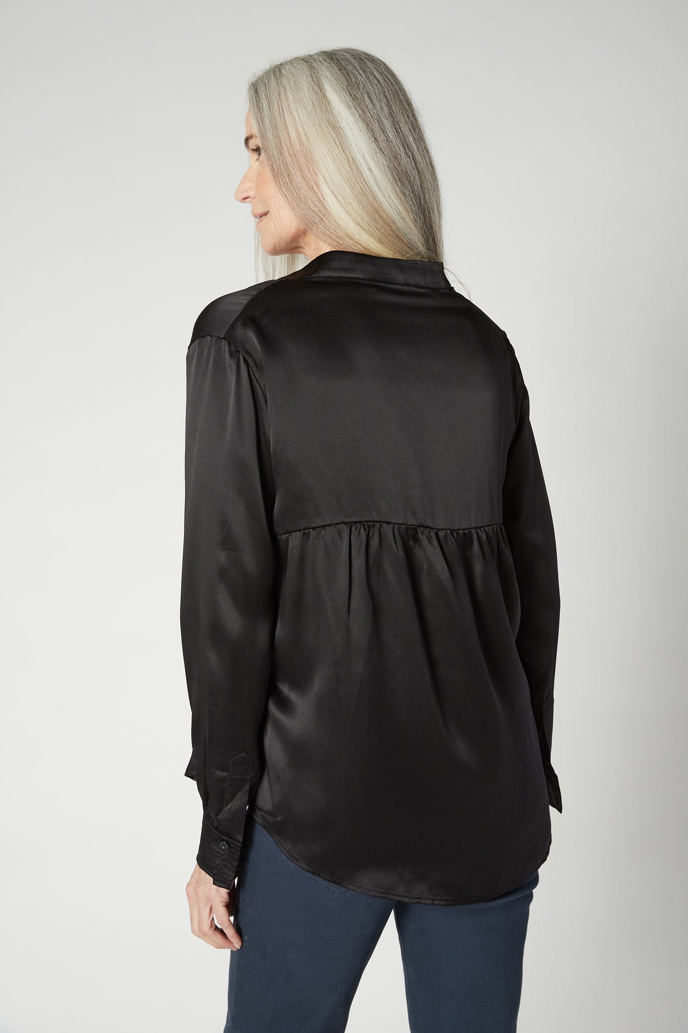 Not Too Loose Silk Blouse