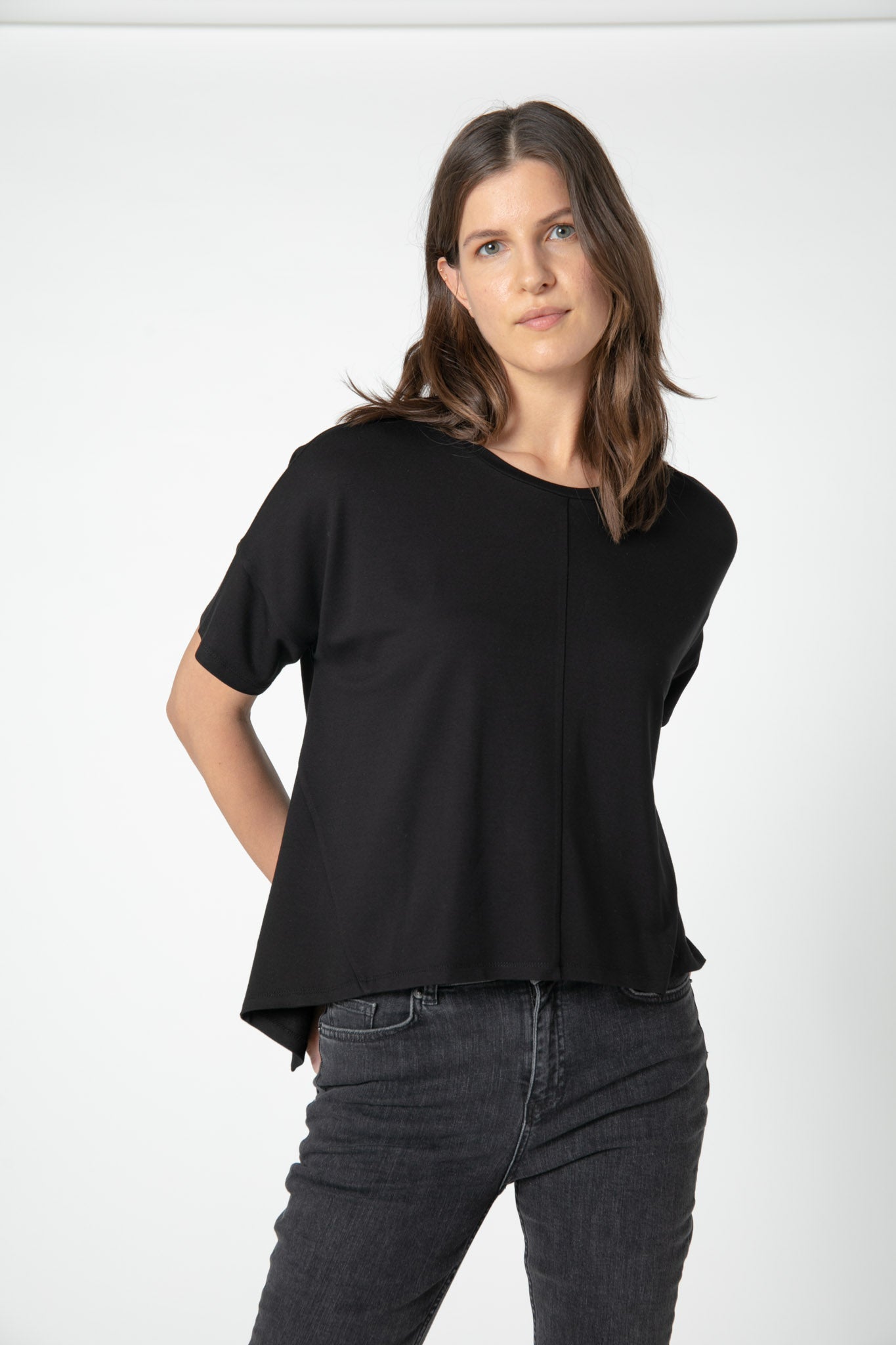 Oversized Tee With Back Details