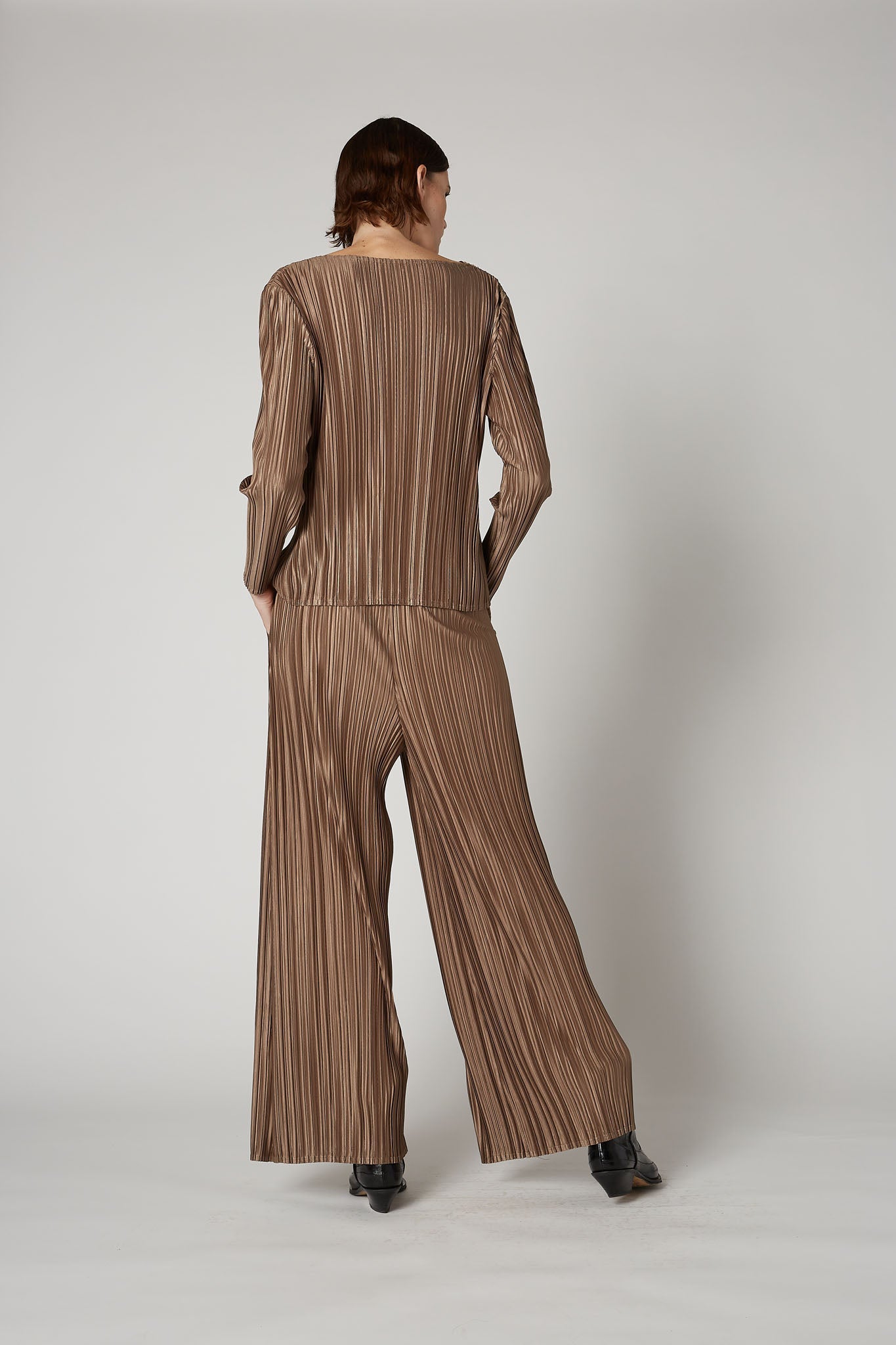 Like Pajamas Dressy Pleated Top