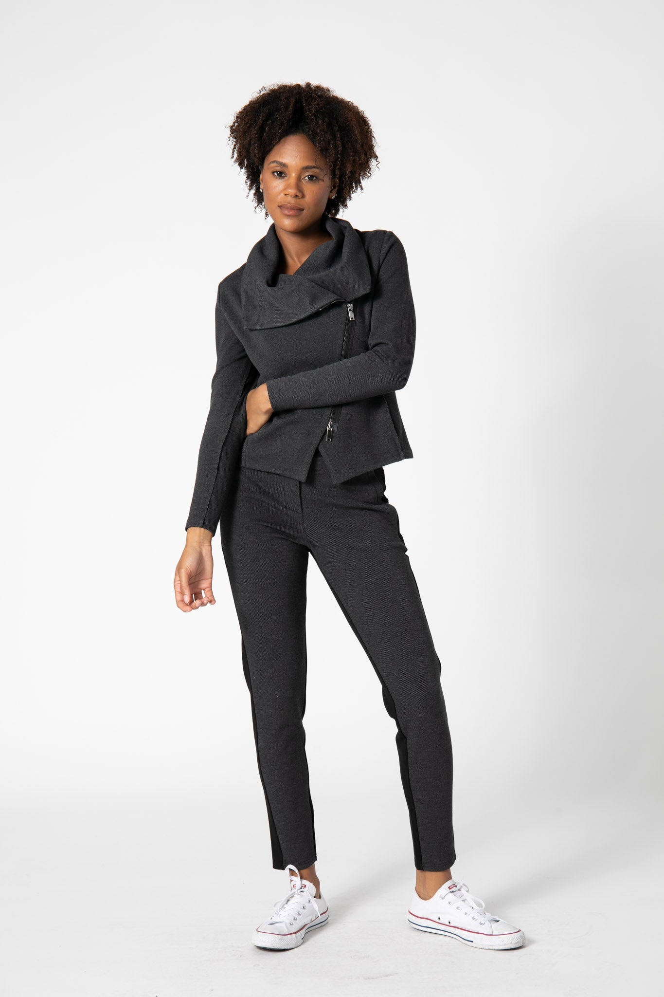 Prague Combo Fitted Pants