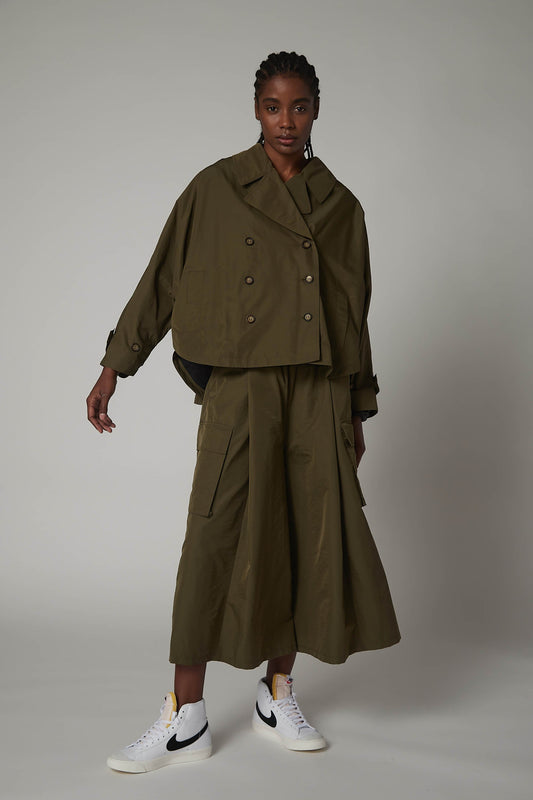 The Oversized Nylon Trench
