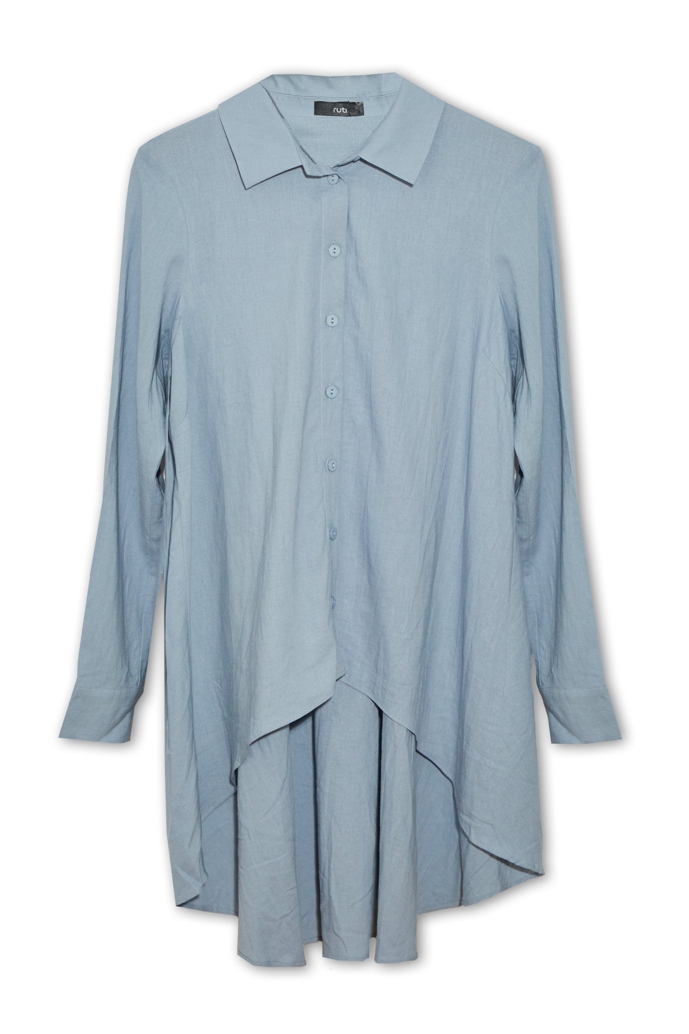 Brook Linen High Low Blouse